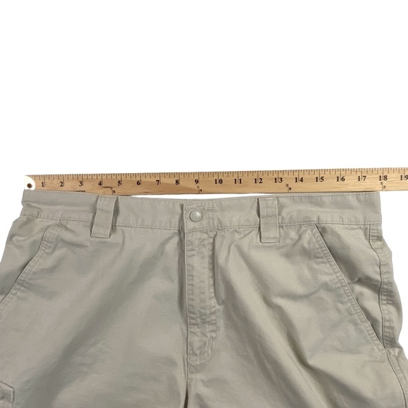 Columbia Sportswear Men's 36 Beige Khaki Cargo Cotton Shorts - Picture 2 of 12